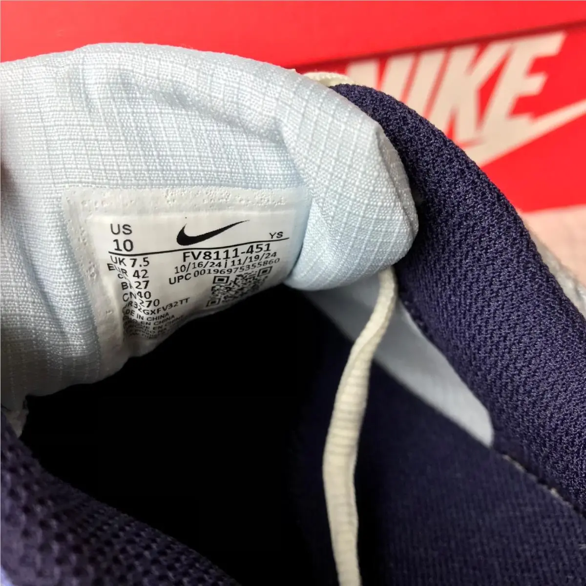 Nike shoes - Nike Zoom Vomero 5 - Zoom Vomero - FV8111-451 - Blue Tint/Purple Ink 9