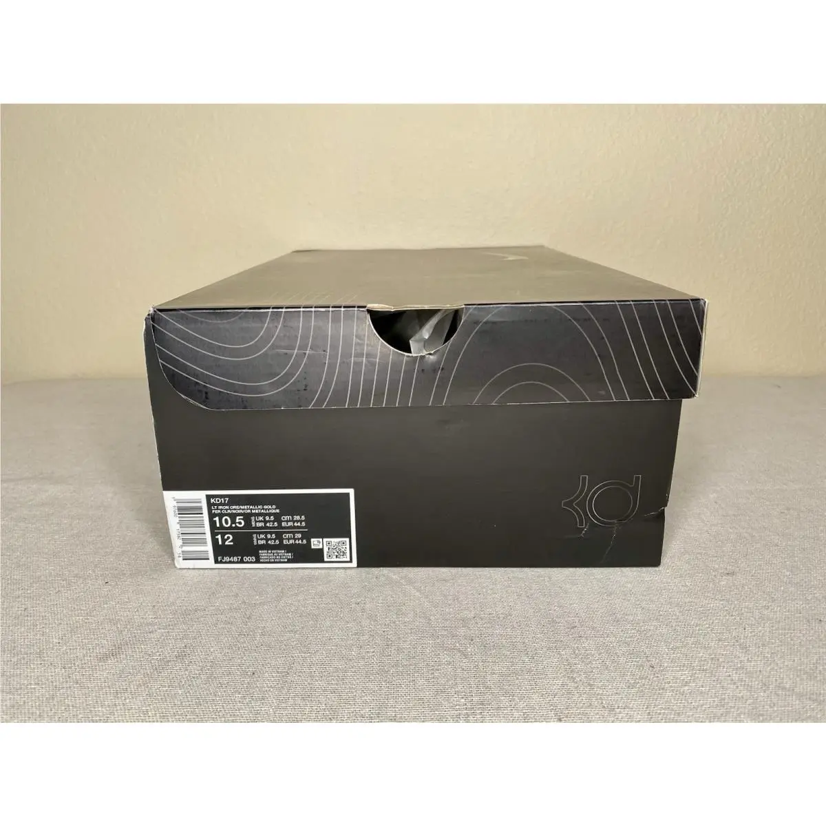 Nike shoes - Nike KD 17 - FJ9487-003 - Lt Iron Ore/Metallic Gold (UPC: 0197600175822) 7
