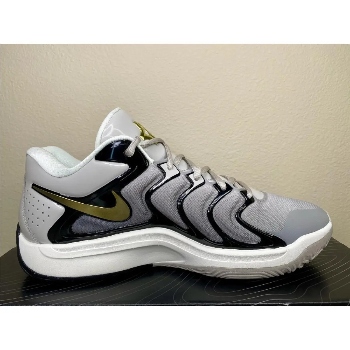 Nike shoes - Nike KD 17 - FJ9487-003 - Lt Iron Ore/Metallic Gold (UPC: 0197600188426) 1