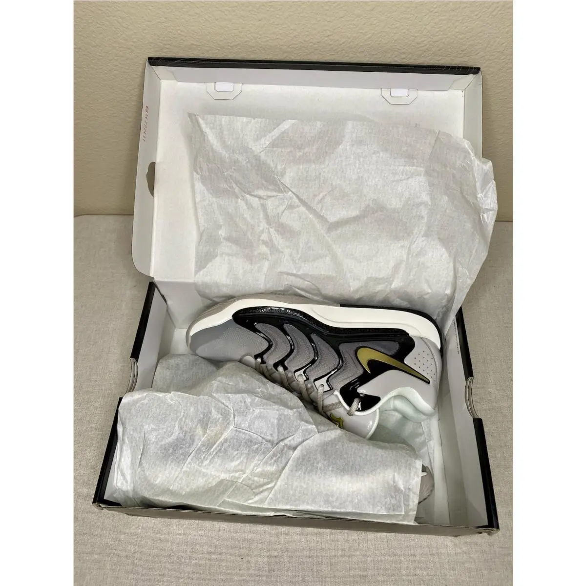 Nike shoes - Nike KD 17 - FJ9487-003 - Lt Iron Ore/Metallic Gold (UPC: 0197600175822) 6