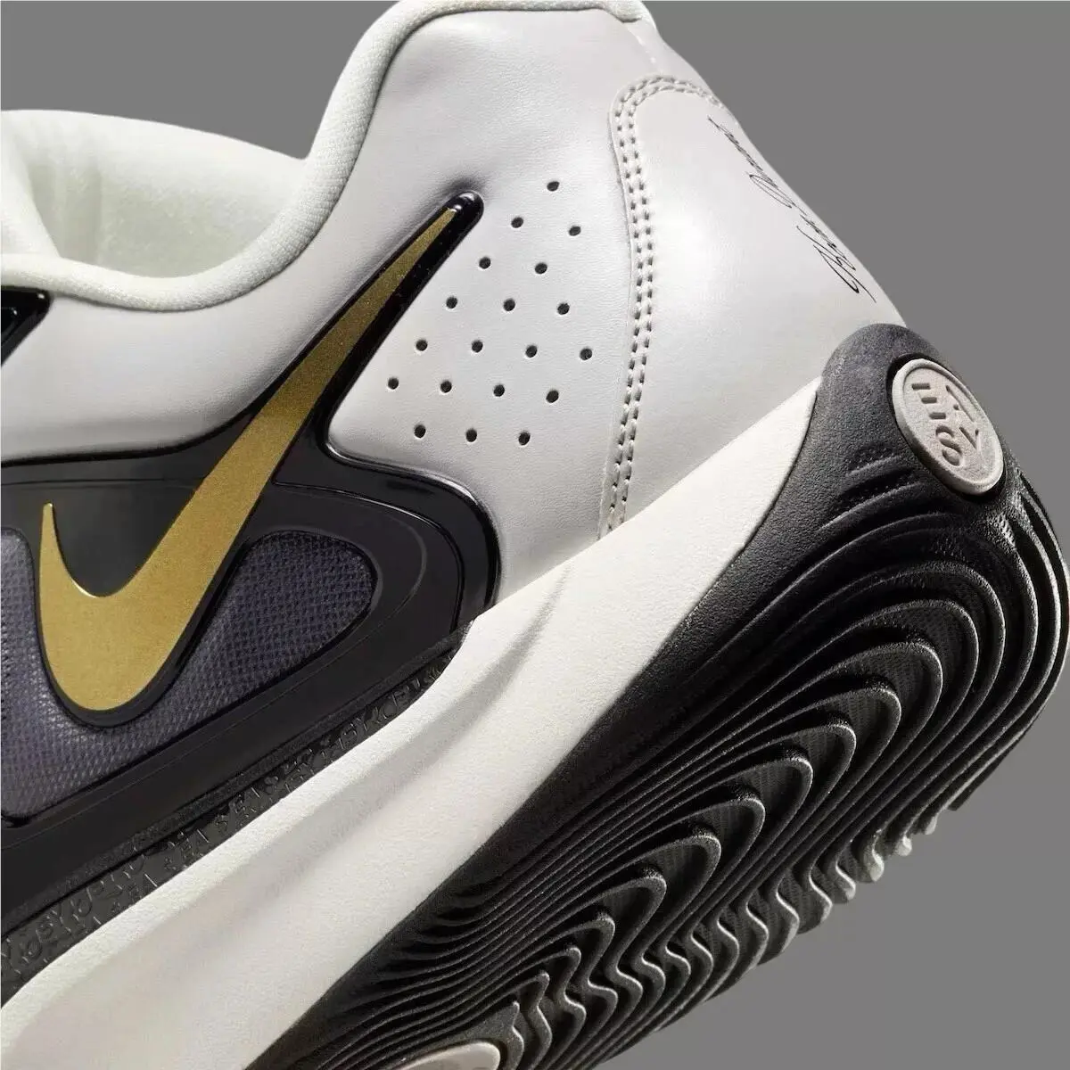 Nike shoes - Nike KD 17 - FJ9487-003 - Lt Iron Ore/Metallic Gold 4