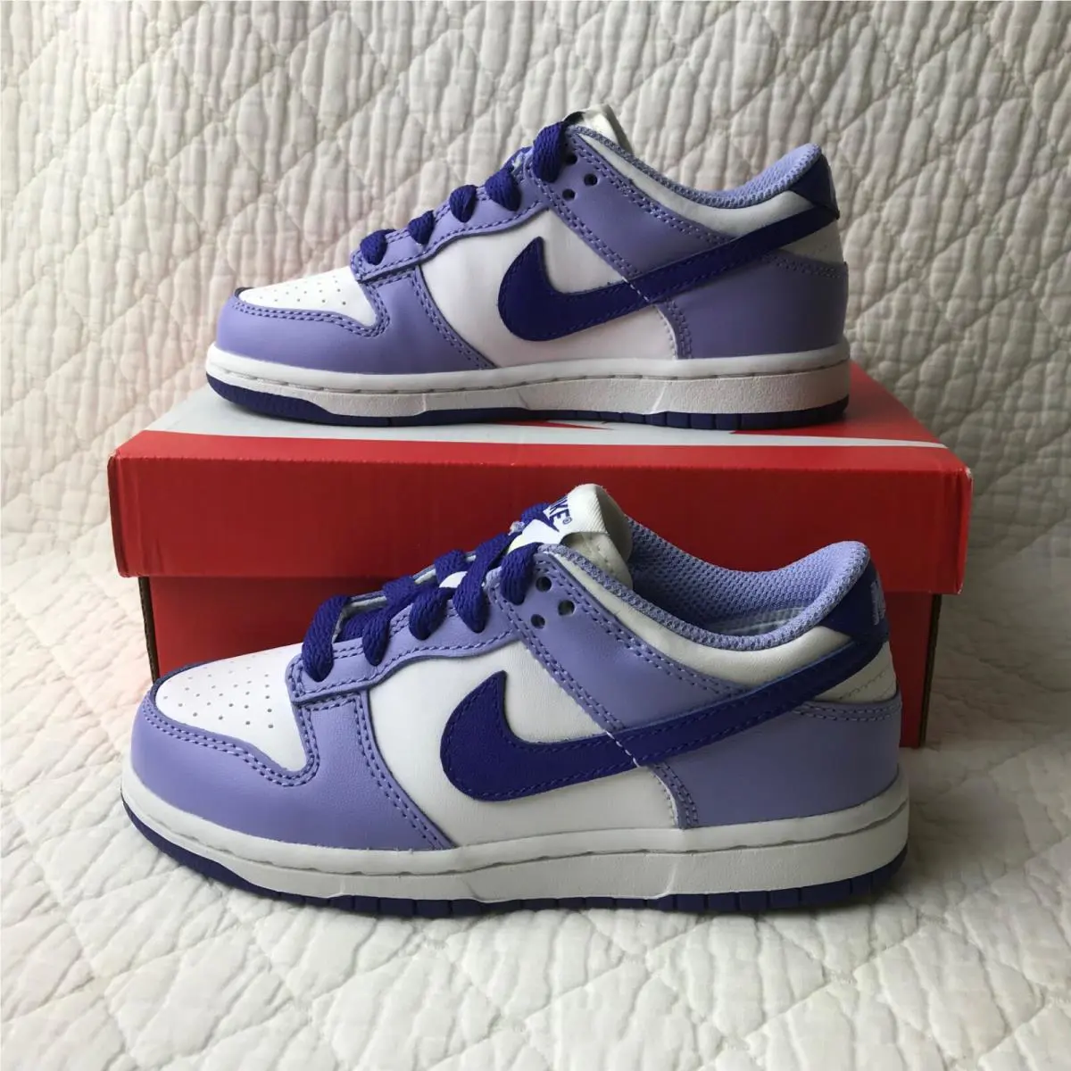 Nike shoes - Nike Dunk (PS) - Dunk - CW1588-103 - White/Lapis-Light Thistle 1