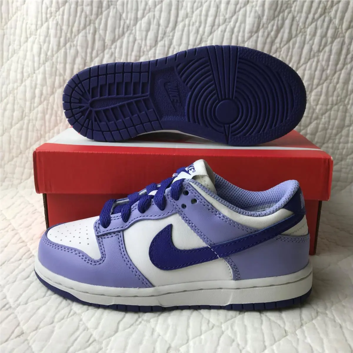 Nike shoes - Nike Dunk (PS) - Dunk - CW1588-103 - White/Lapis-Light Thistle 2