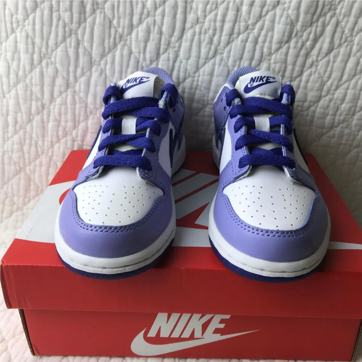 Nike shoes - Nike Dunk (PS) - Dunk - CW1588-103 - White/Lapis-Light Thistle 3