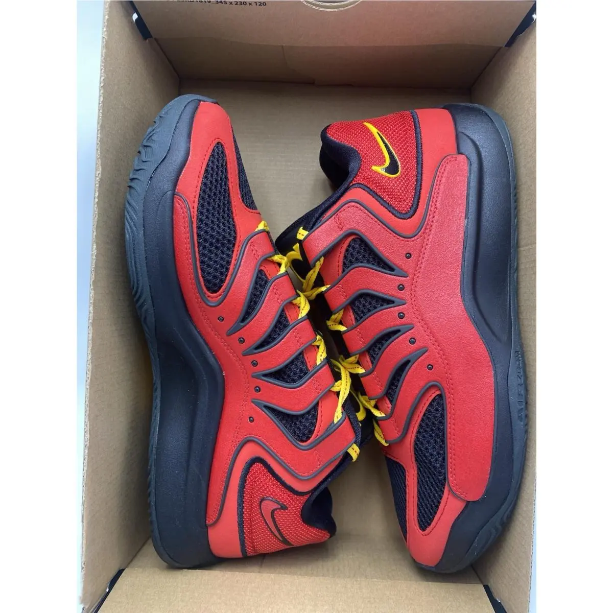 Nike shoes - Nike KD 10 - HV1992 600 - Fire Red/Black-Amarillo (UPC: 197862266481) 5