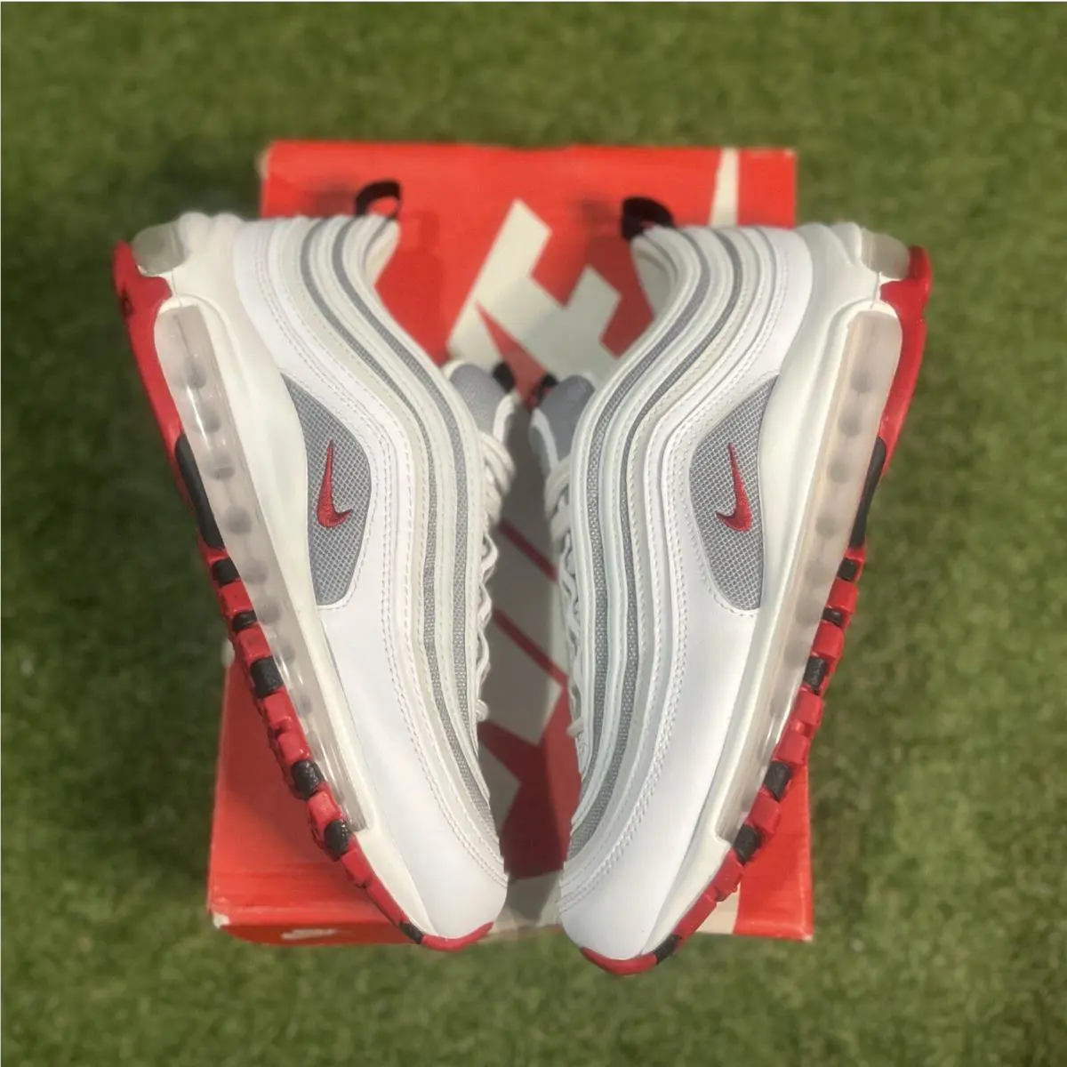 Nike shoes - Nike Air Max 97 - Air Max - 921522-111 - White, Red 1