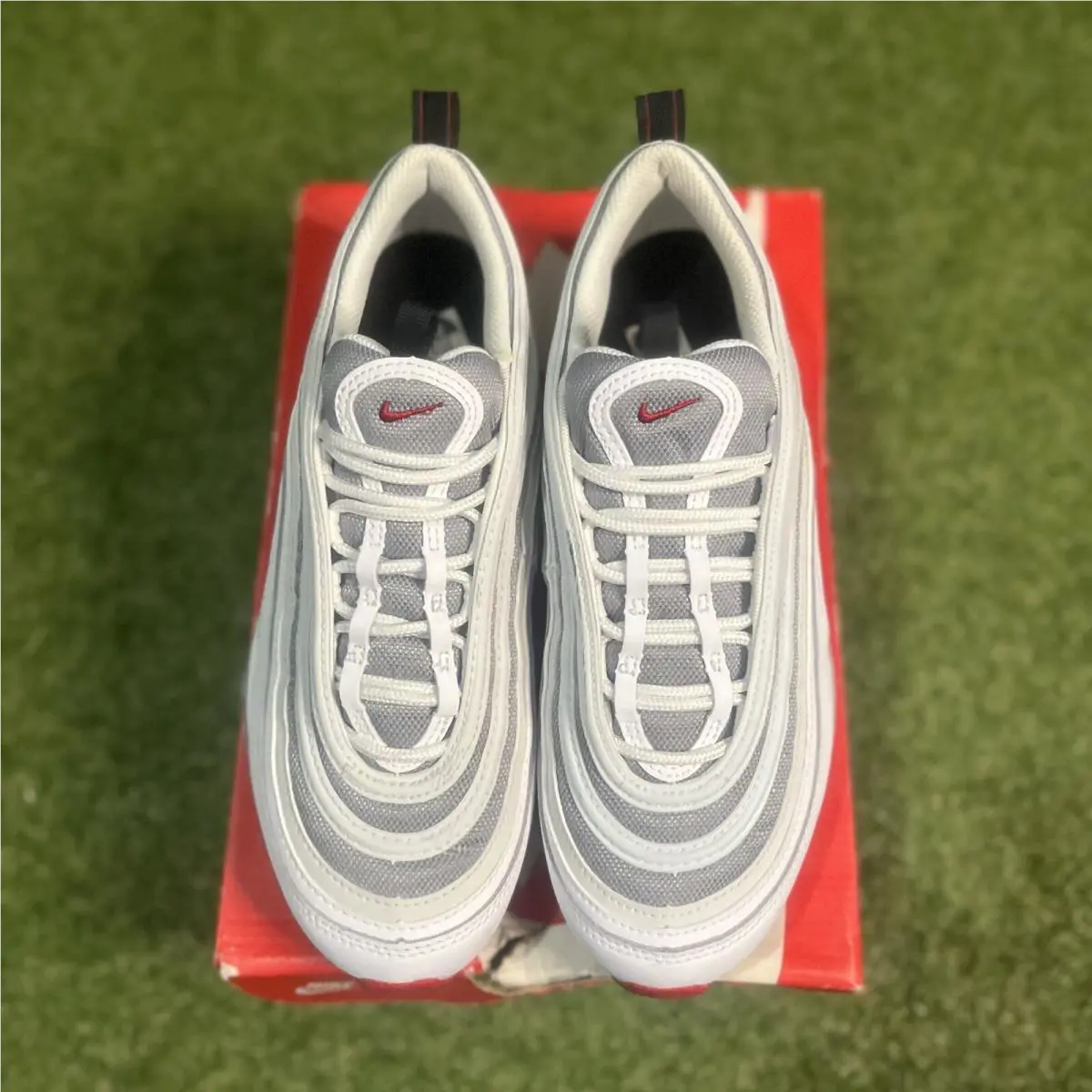 Nike shoes - Nike Air Max 97 - Air Max - 921522-111 - White, Red 2