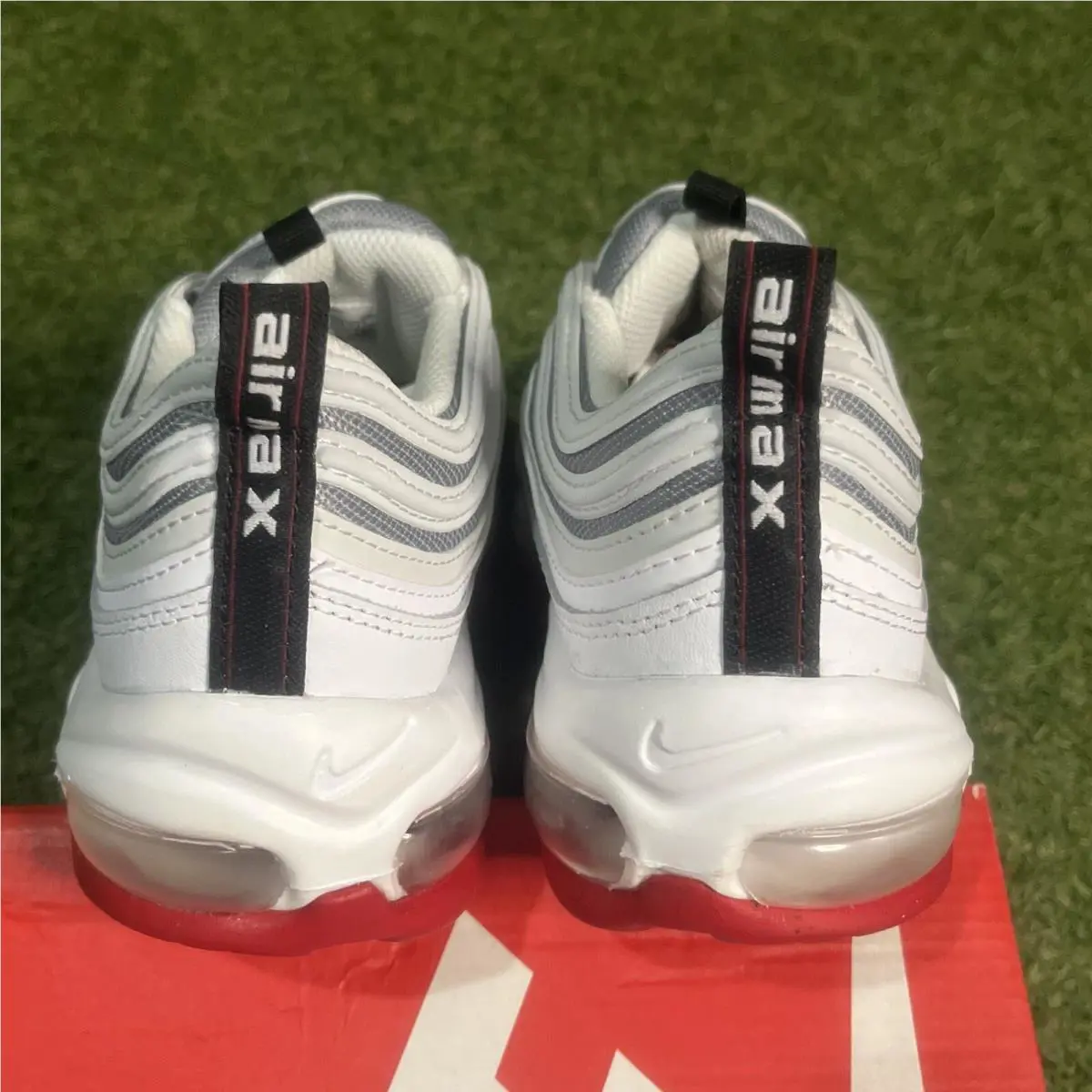 Nike shoes - Nike Air Max 97 - Air Max - 921522-111 - White, Red 7