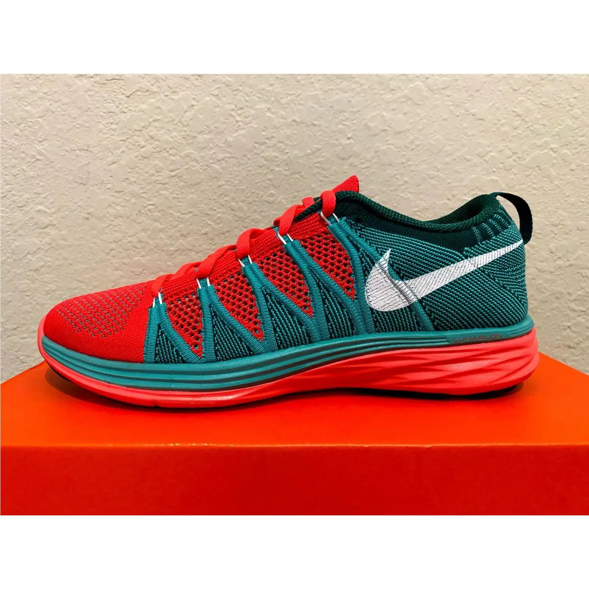 Nike shoes - Nike Flyknit Lunar - Flyknit Lunar - 620465-600 - Turquoise 1