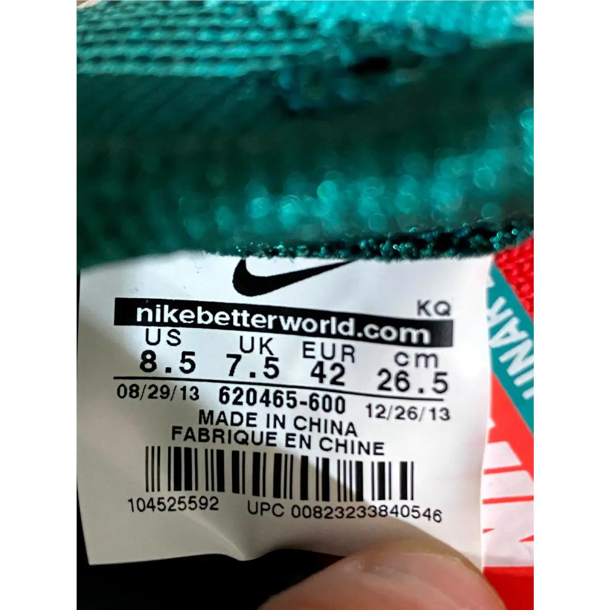 Nike shoes - Nike Flyknit Lunar - Flyknit Lunar - 620465-600 - Turquoise 7