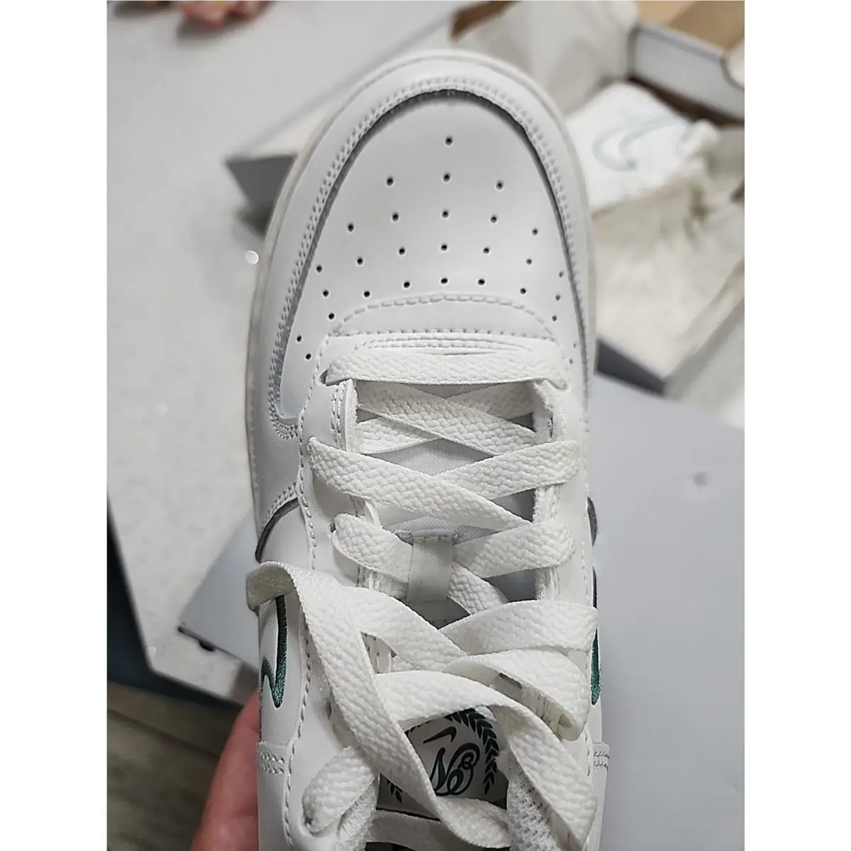 Nike shoes - Air Force 1 LV8 3 (GS) - White (UPC: 197594254978) 6