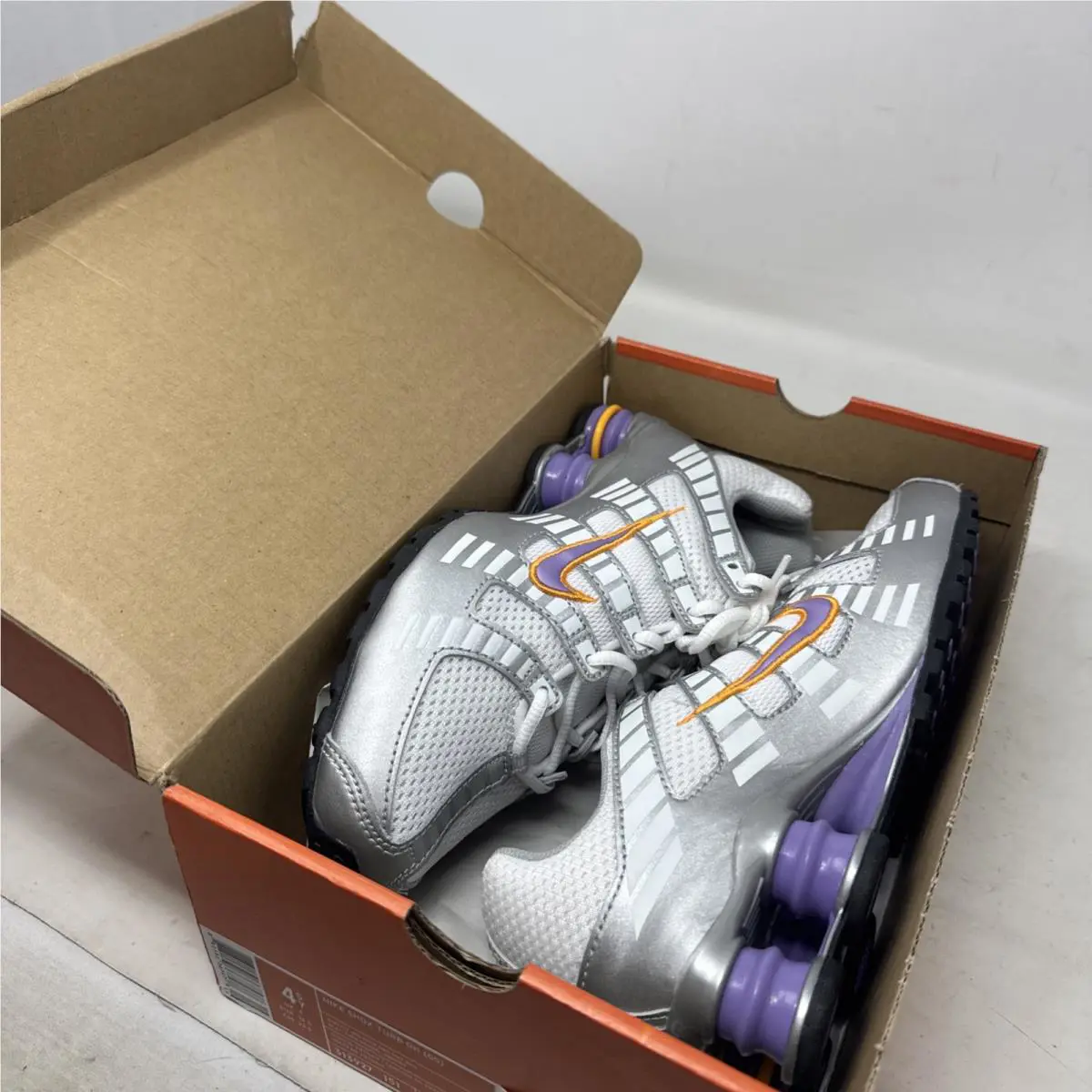 Nike shoes - Nike Shox Turbo - Shox Turbo - Silver 8