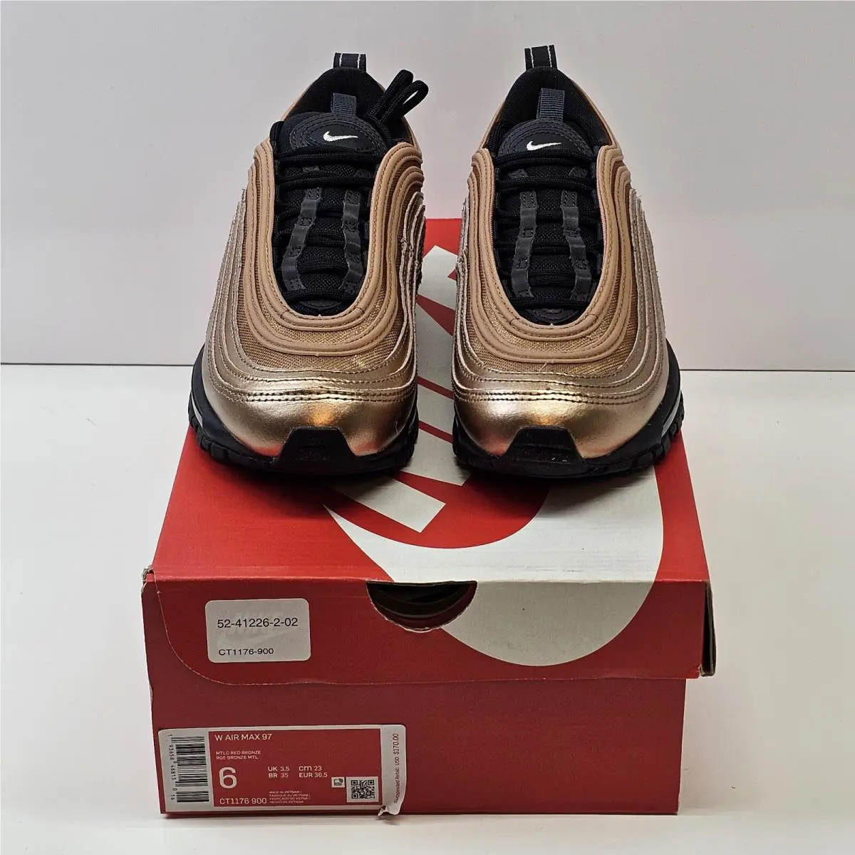 Nike shoes - Nike Air Max 97 - Air Max - CT1176-900 - Copper, Manufacturer: BRONZE/METALLIC SILVER (UPC: 0193658488150) 9