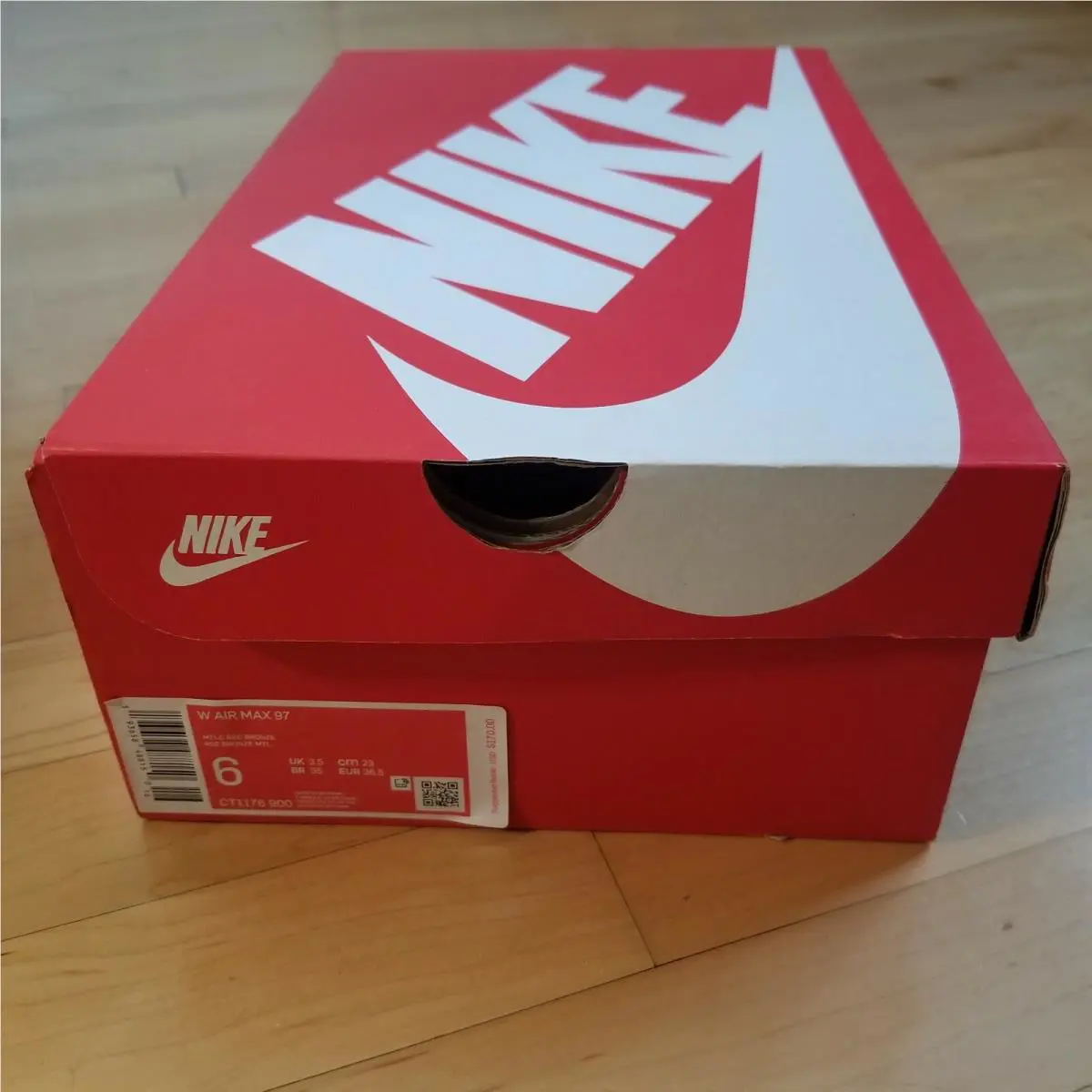 Nike shoes - Nike Air Max 97 - Air Max - CT1176-900 - Copper, Manufacturer: BRONZE/METALLIC SILVER (UPC: 0193658488150) 6