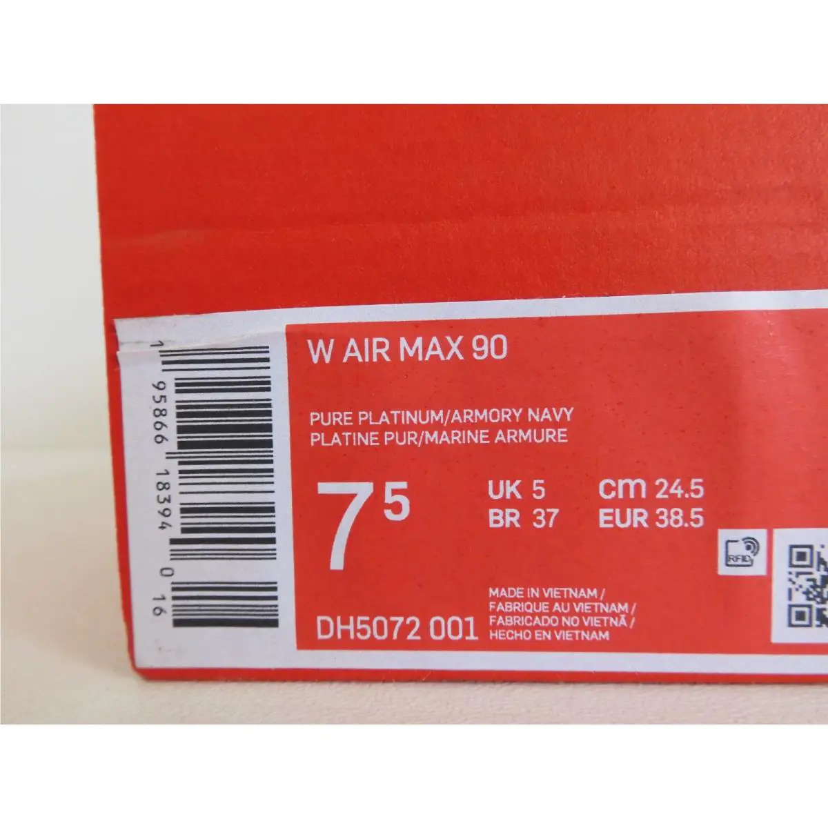 Nike shoes - Nike Air Max 90 - Air Max - Gray (UPC: 195866183940) 3