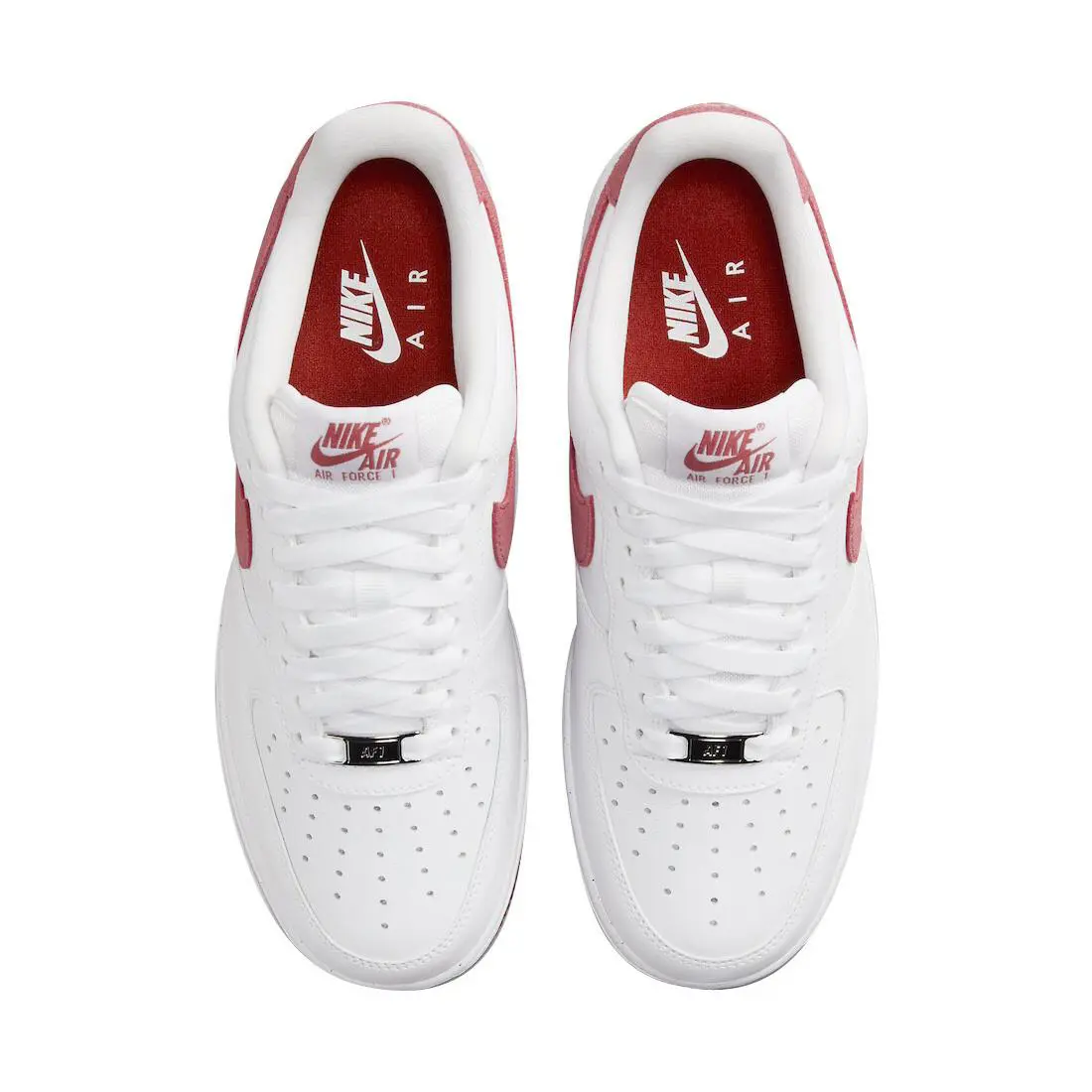 Nike shoes - Nike Air Force 1 `07 - WHITE/ADOBE-TEAM RED-DRAGON RED - F07626-100 3