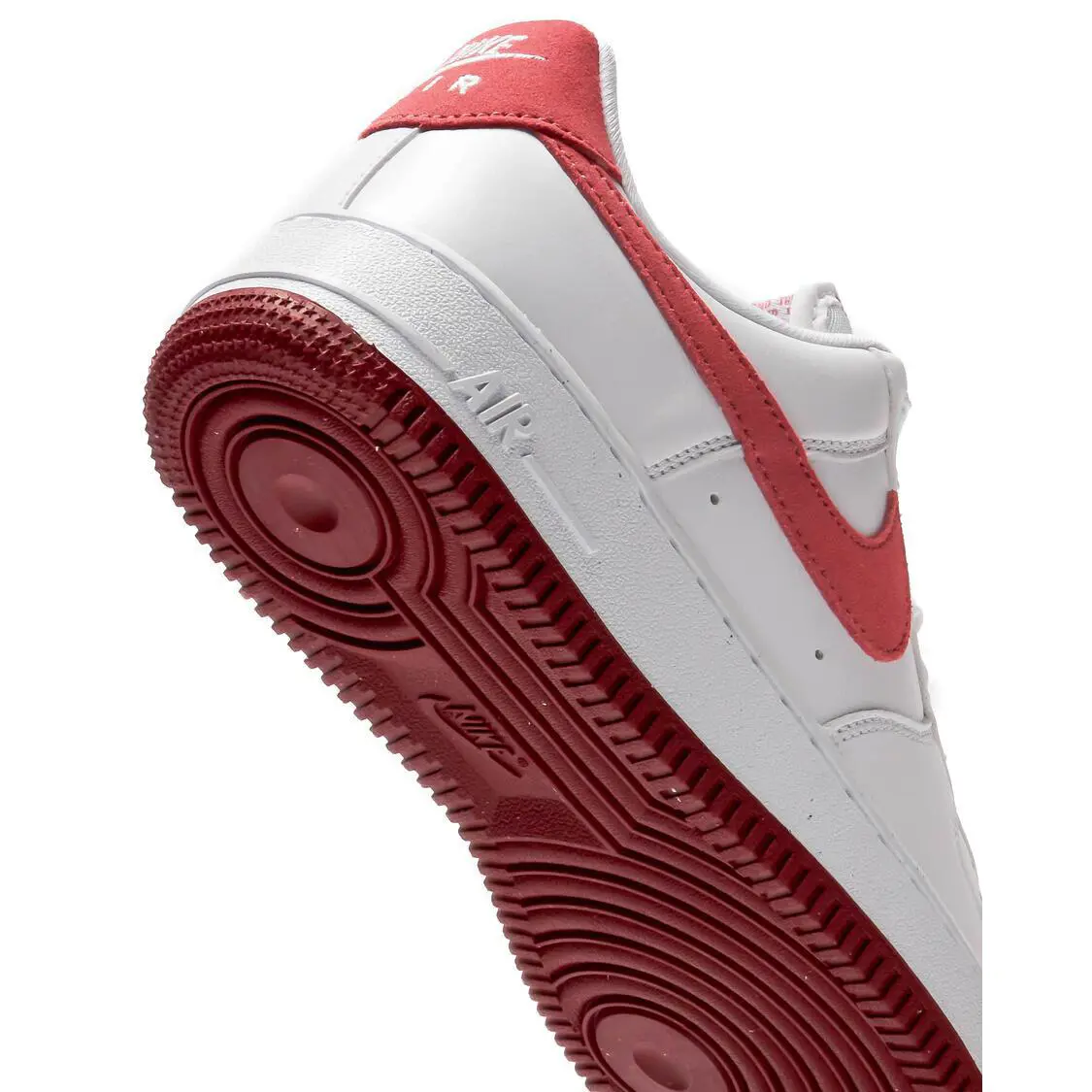 Nike shoes - Nike Air Force 1 `07 - WHITE/ADOBE-TEAM RED-DRAGON RED - F07626-100 6