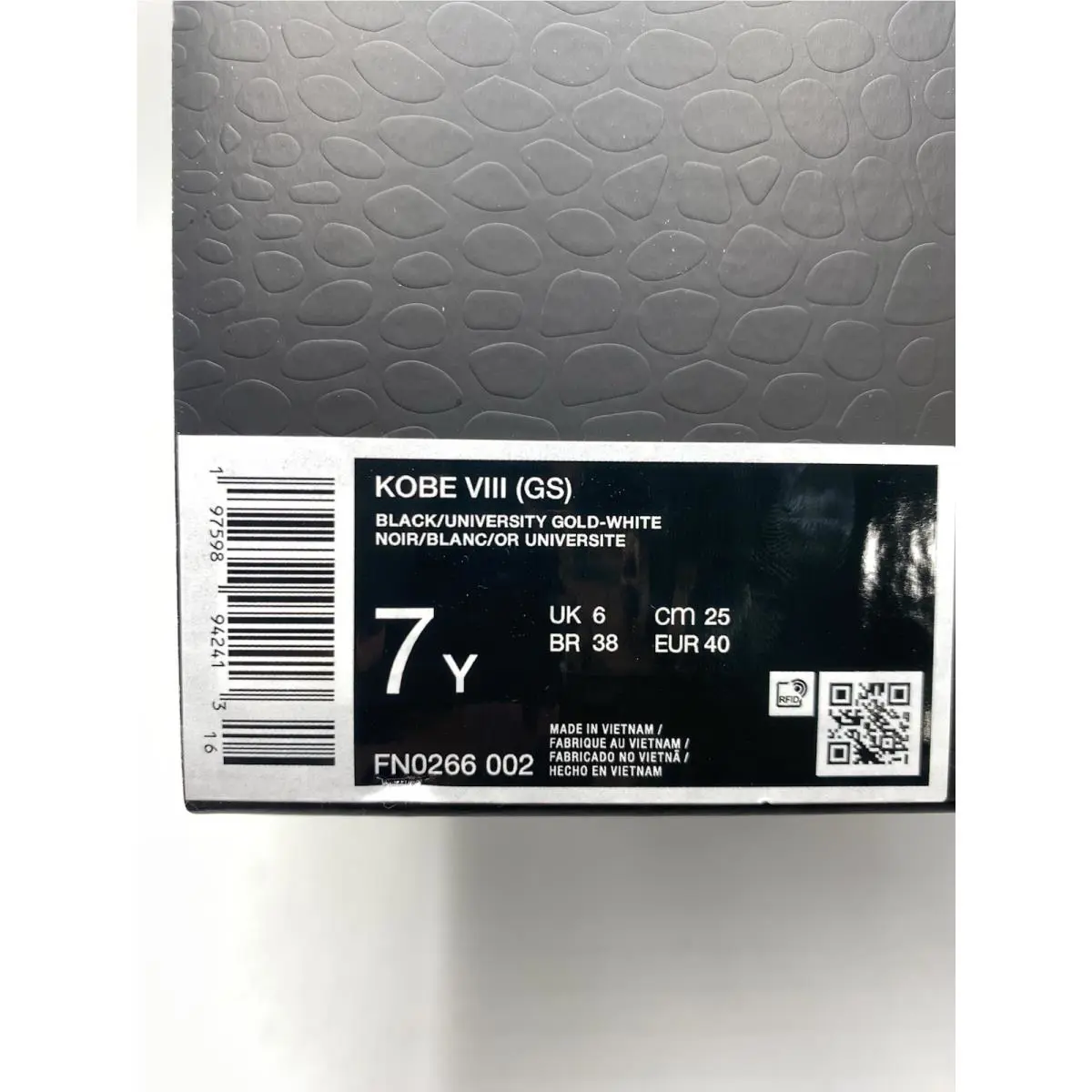 Nike shoes - Nike Kobe 7 - Kobe - FN0266 002 - Black/University Gold-White (UPC: 197598942413) 6