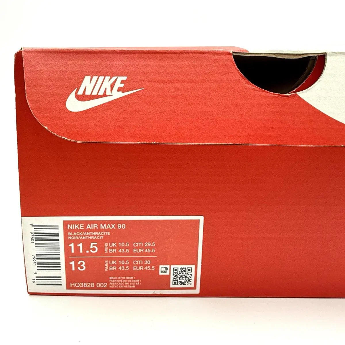 Nike shoes - Nike Air Max 90 - Air Max - HQ3828-002 - Black (UPC: 197601799515) 7