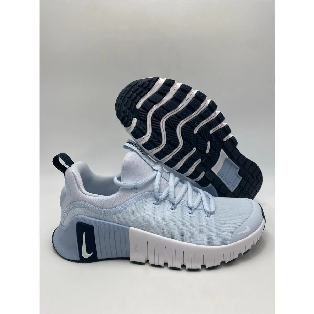 Nike W Free Metcon 6 Blue Tint White Armory Navy FJ7126 402 Women`s Size 10