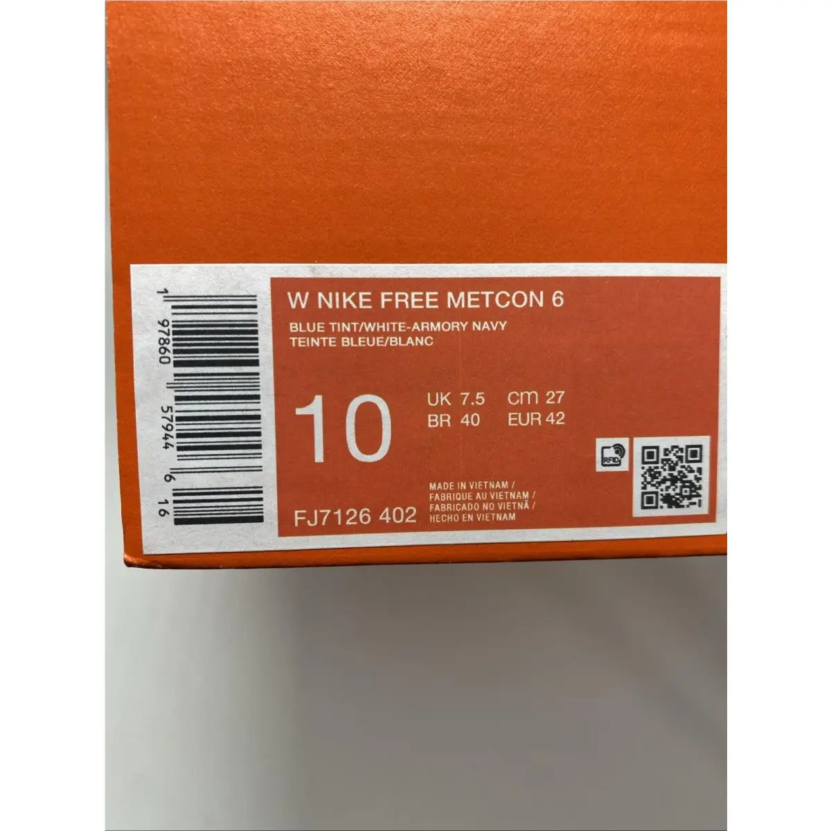 Nike shoes - Nike Free Metcon - Free Metcon - FJ7126-402 - Blue (UPC: 197860579446) 6