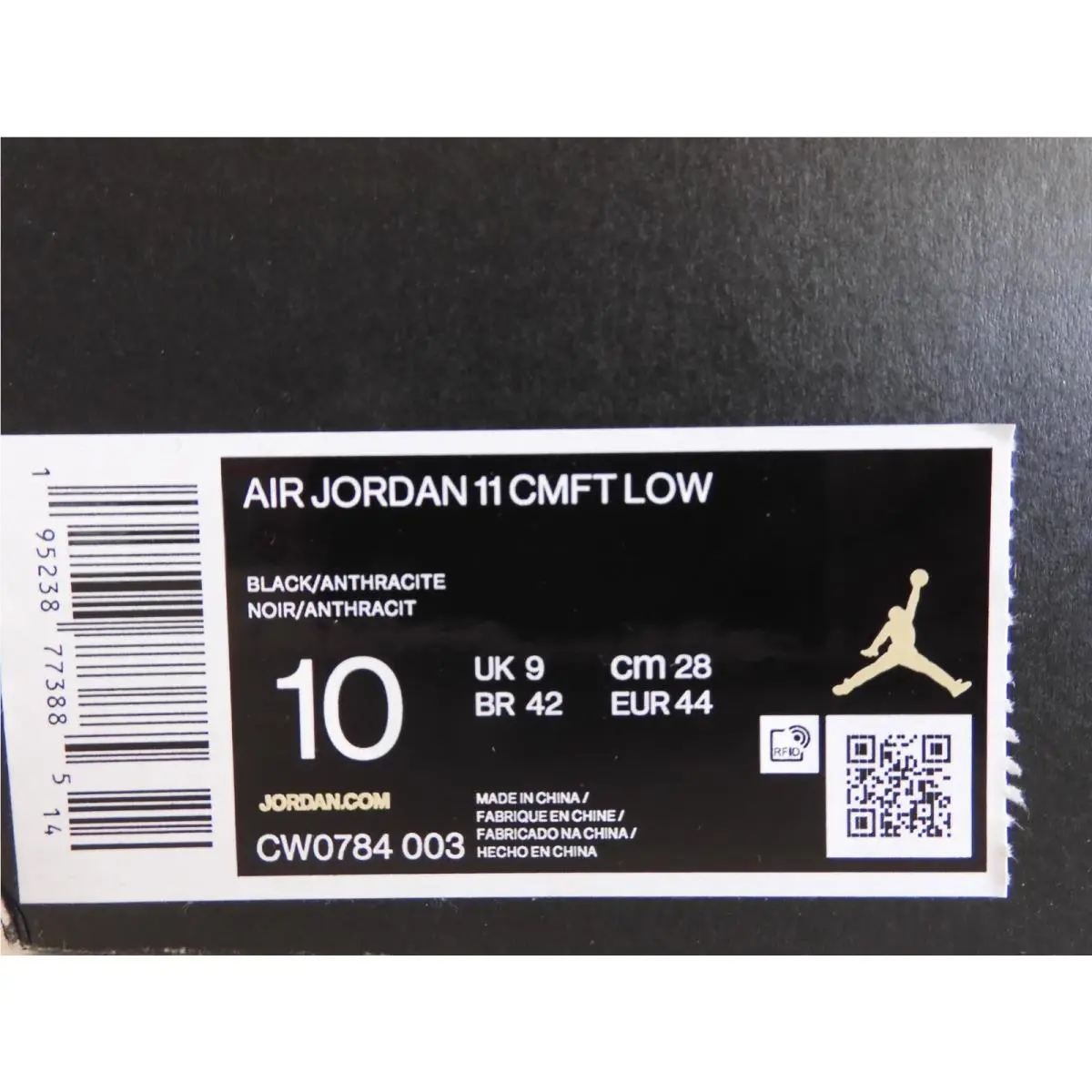 Nike shoes - Air Jordan 11 Low - Air Low - Black (UPC: 195238773885) 3