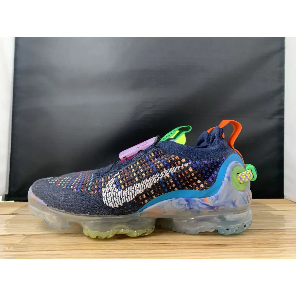 Nike Air Vapormax 2020 FK Flyknit Women`s 5.5 CJ6741-400 Royal Blue White