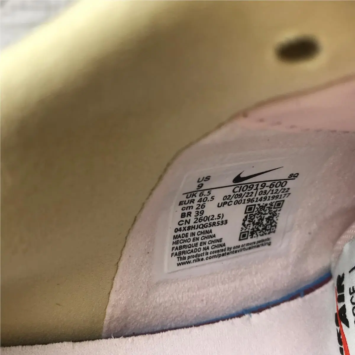 Nike shoes - Nike Air Force 1 - Air Force - CI0919-600 - Multicolor 7