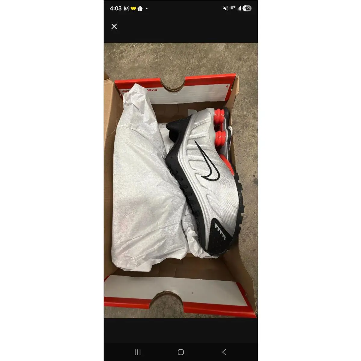 Nike shoes - HQ1988002 - HQ1988 002 - Silver (UPC: 0197859080397) 3
