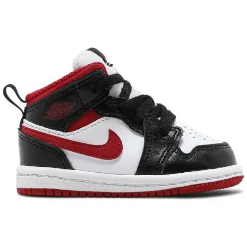 Nike Air Jordan 1 Mid TD `black Gym Red` 640735-122 Toddler Size 3c - Red