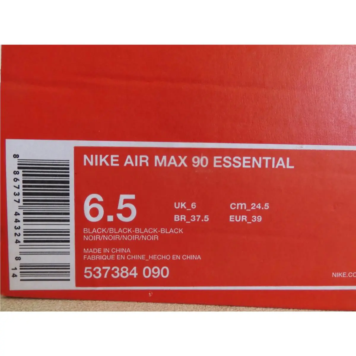 Nike shoes - Nike Air Max 90 - Air Max - 537384-090 - Black (UPC: 886737443248) 6