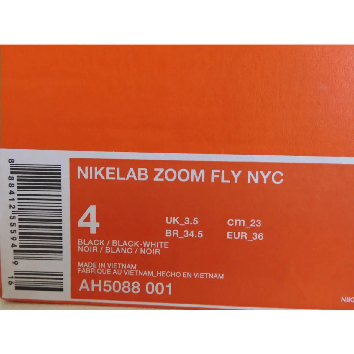 Nike shoes - Nike Zoom Fly - Zoom Fly - Black (UPC: 888412555949) 4
