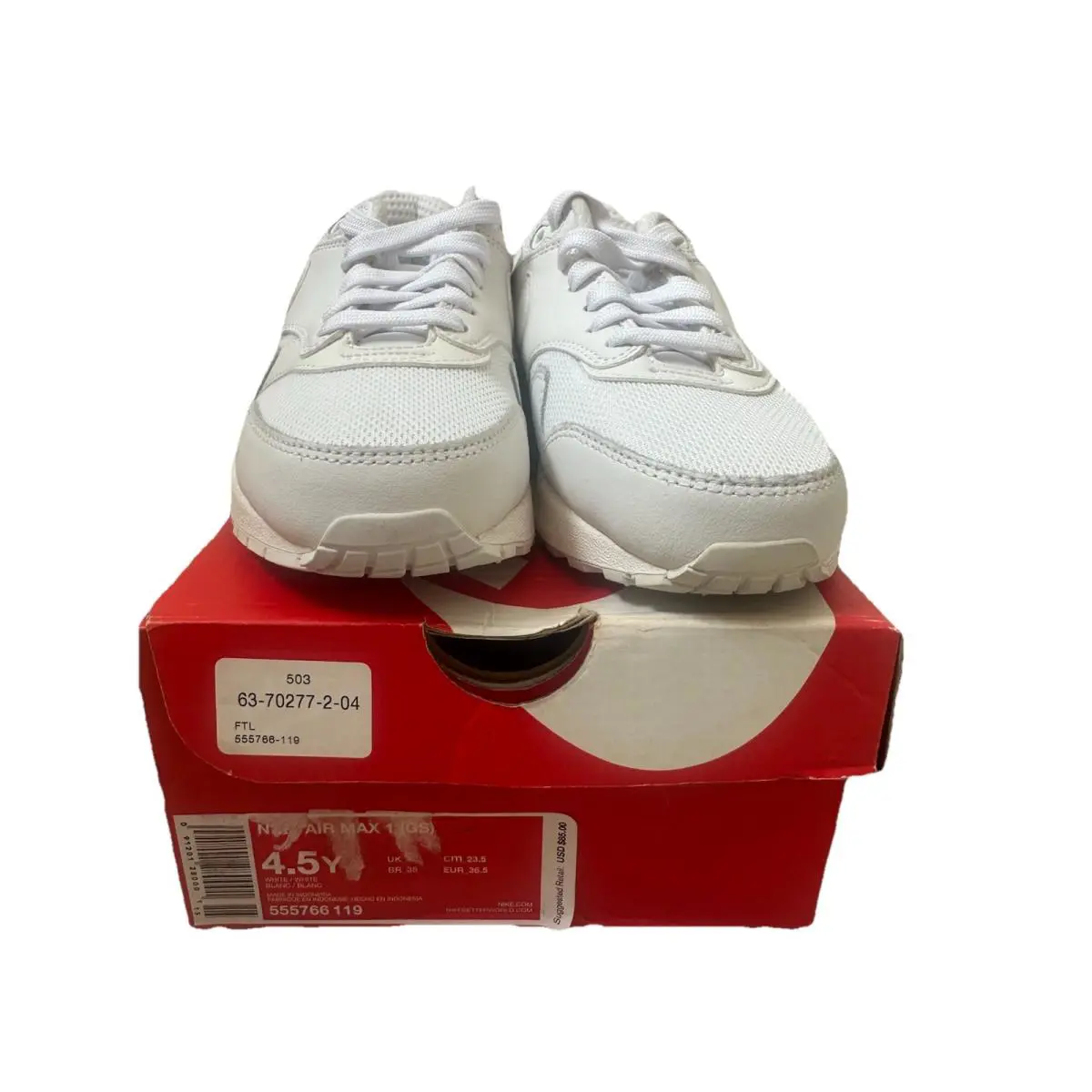 Nike shoes - Nike Shox Deliver PNT GS 615981-100 - White 0