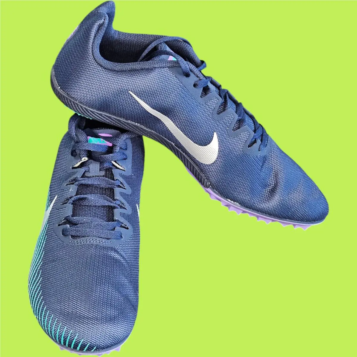 Nike shoes - Nike Zoom Rival M 9 - AH1020-406 - OBSIDIAN/METALLIC SILVER 8