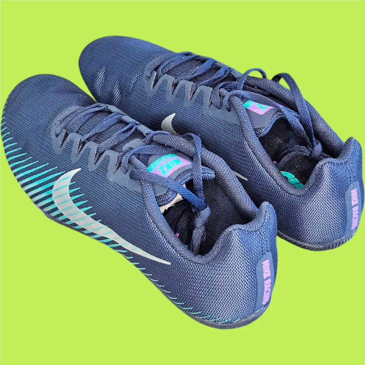 Nike shoes - Nike Zoom Rival M 9 - AH1020-406 - OBSIDIAN/METALLIC SILVER 2