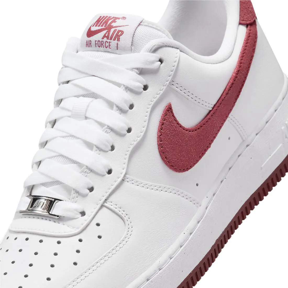 Nike shoes - Nike Air Force 1 `07 - WHITE/ADOBE-TEAM RED-DRAGON RED - F07626-100 2