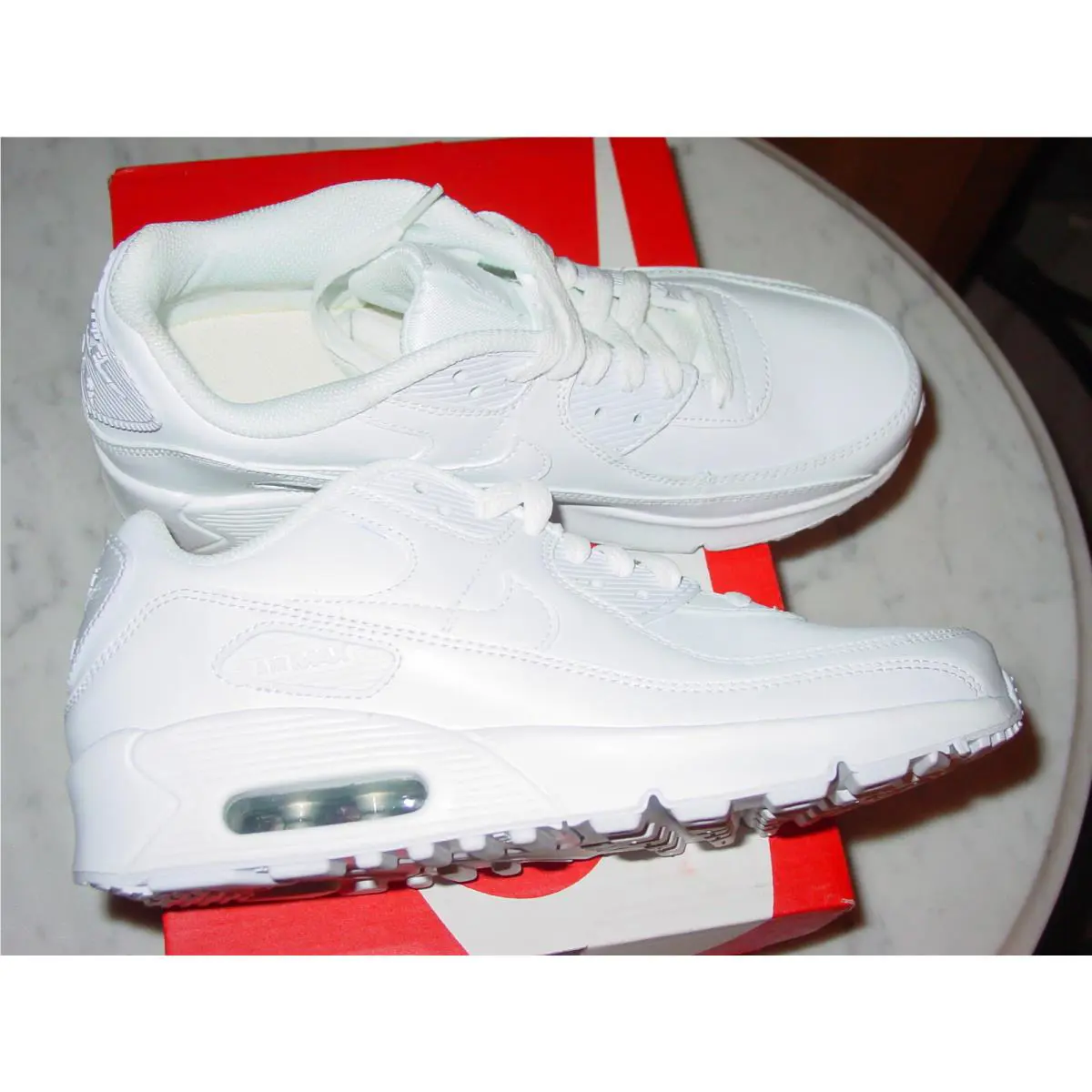 Nike shoes - Nike Air Max 90 LTR - White (UPC: 193654852412) 9