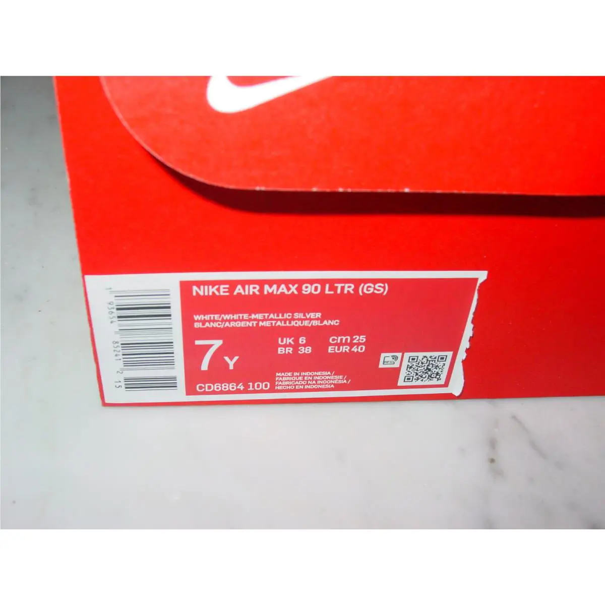 Nike shoes - Nike Air Max 90 LTR - White (UPC: 193654852412) 1