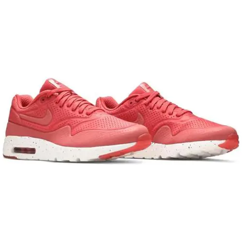 Nike Air Max 1 Ultra Moire Mens Sneaker Size 10.5 Terra Red White Athletic Shoe - Red