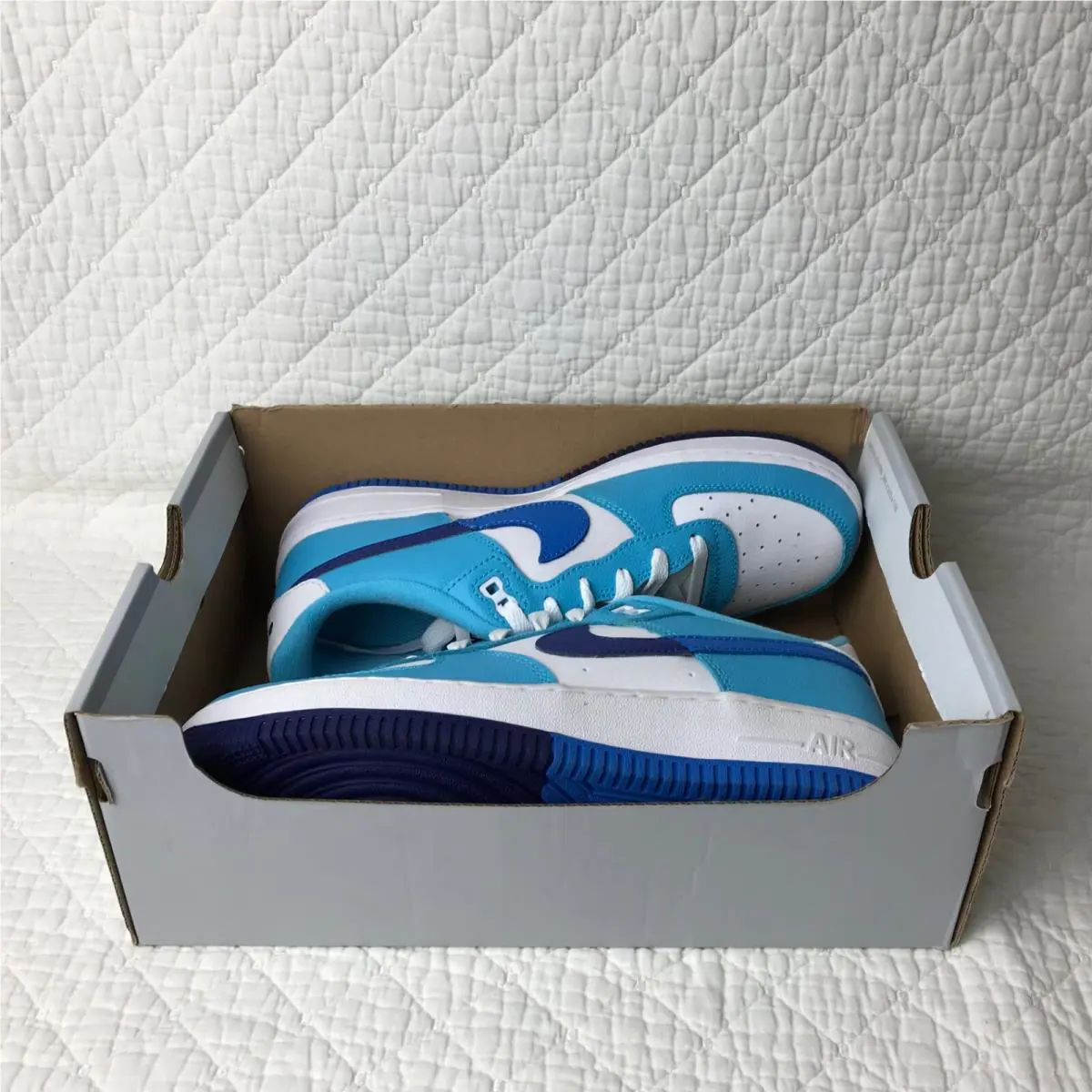 Nike shoes - Nike Air Force 1 LV8 GS - DZ2660-100 - White/Photo blue 9
