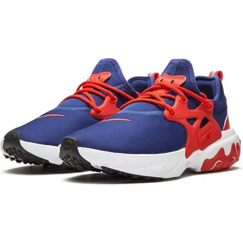 Nike React Presto Men`s Running Shoe Deep Royal University Red 9.5 Men 11 Wmn - Deep Royal University Red