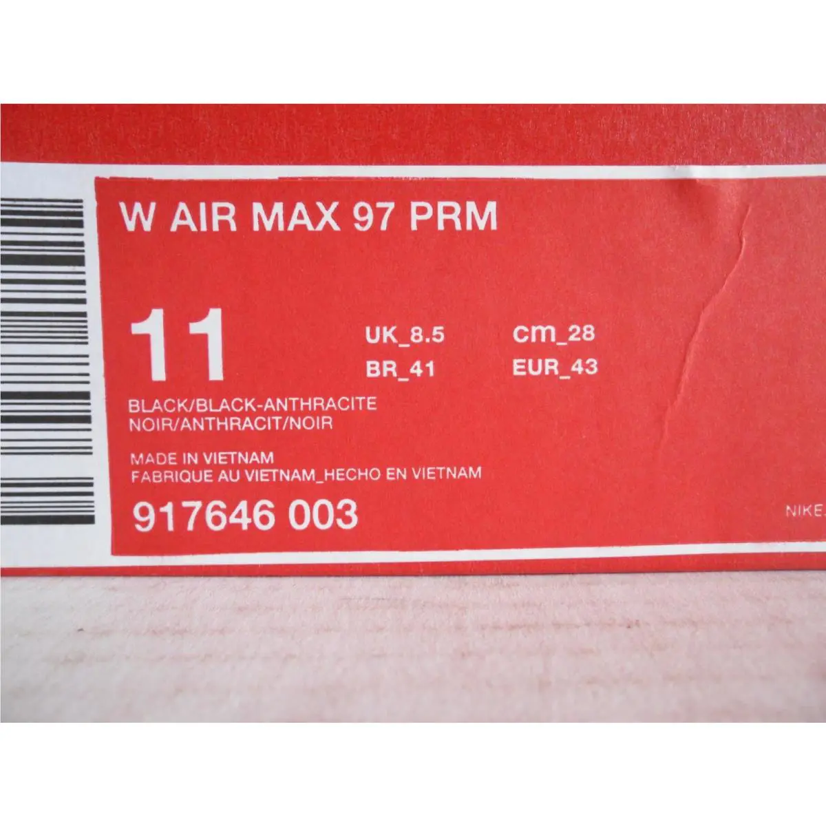 Nike shoes - Nike Air Max 97 Premium - 917646 003 - Black (UPC: 826220688947) 3
