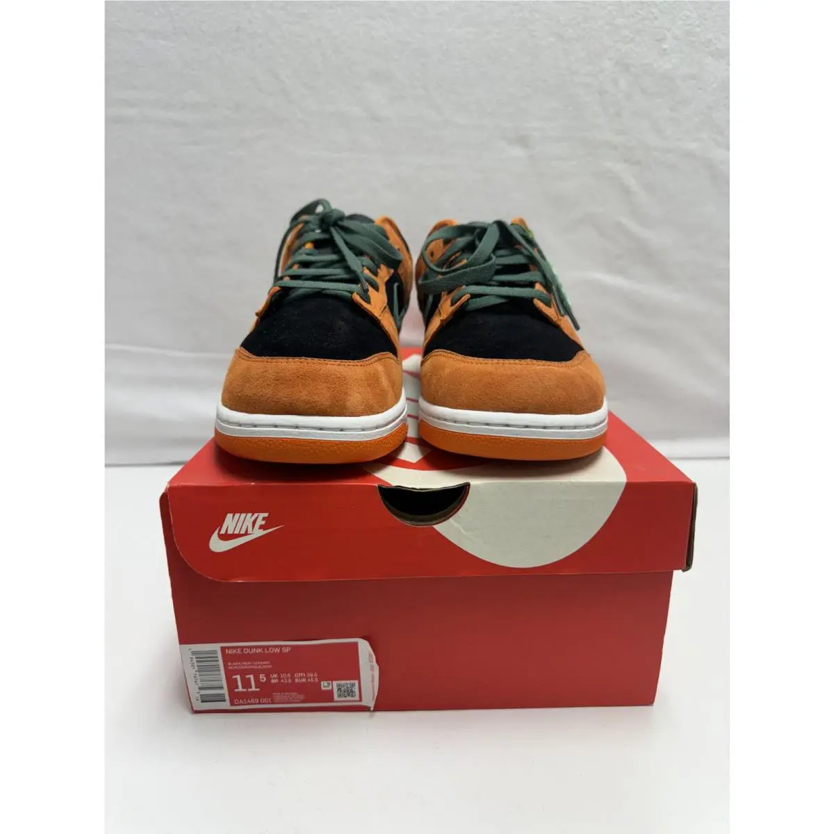 Nike shoes - Nike Dunk Low - Dunk Low - DA1469-001 - Orange, Manufacturer: Black/ Nori-Ceramic 4