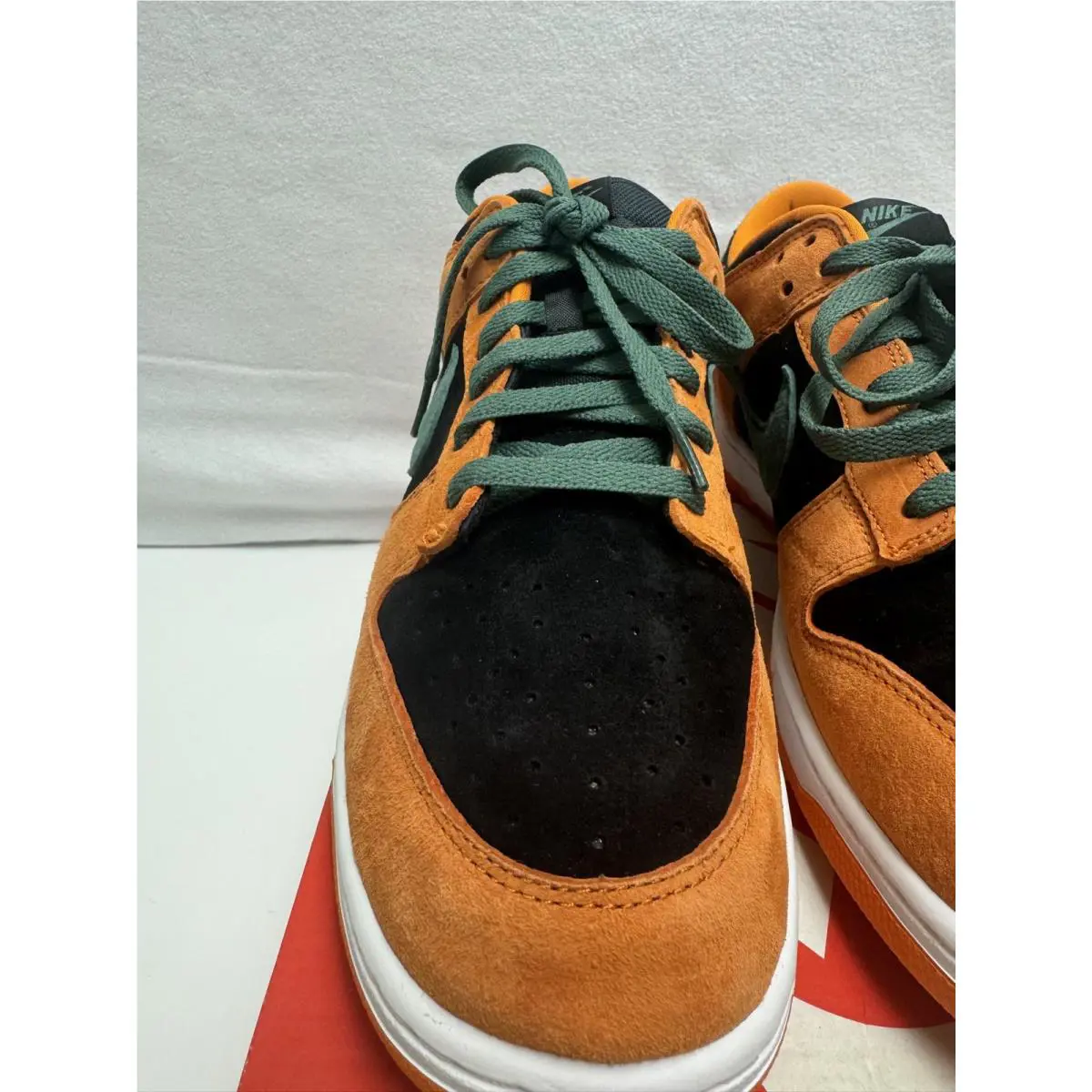 Nike shoes - Nike Dunk Low - Dunk Low - DA1469-001 - Orange, Manufacturer: Black/ Nori-Ceramic 7