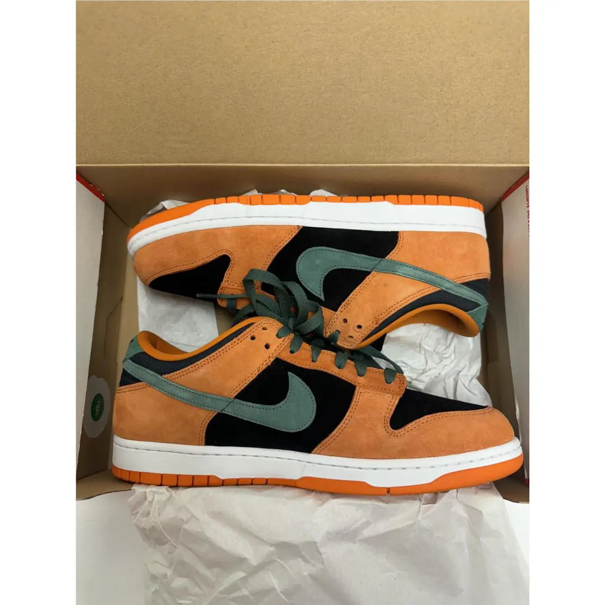 Nike shoes - Nike Dunk Low - Dunk Low - DA1469-001 - Orange, Manufacturer: Black/ Nori-Ceramic 3