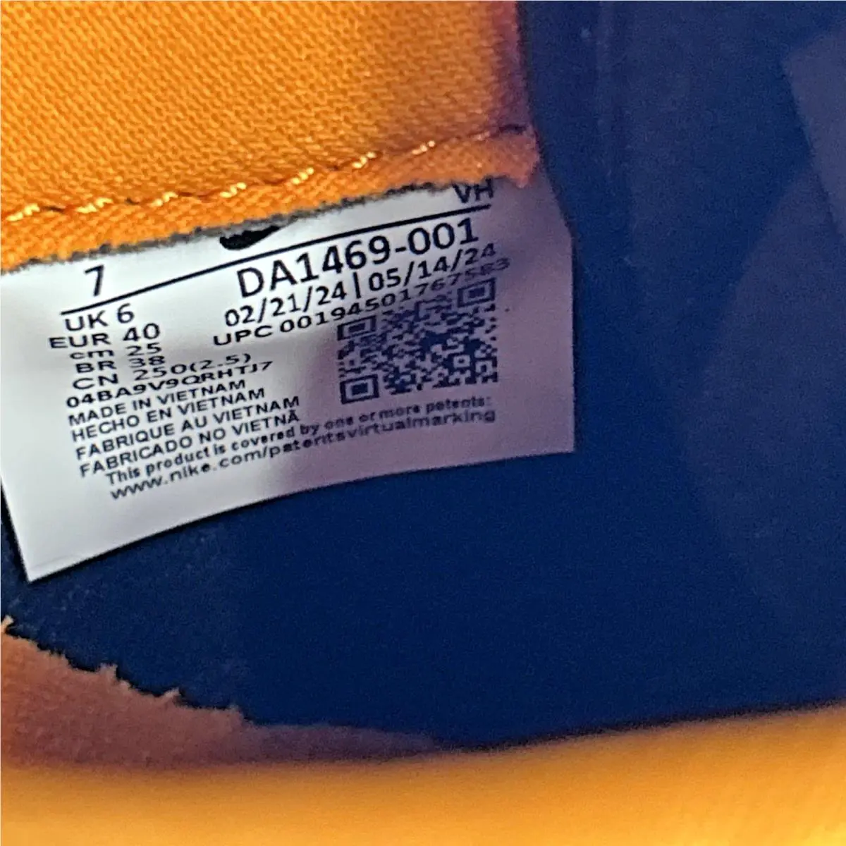 Nike shoes - Nike Dunk Low - Dunk Low - DA1469-001 - Orange, Manufacturer: Black/ Nori-Ceramic 1