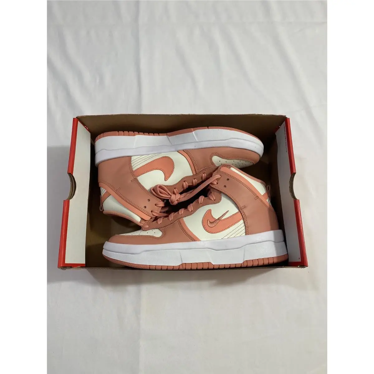 Women’s Size 10 Crimson Bliss Nike Dunk High Up Basketball Shoes DH3718 107 - Crimson Bliss