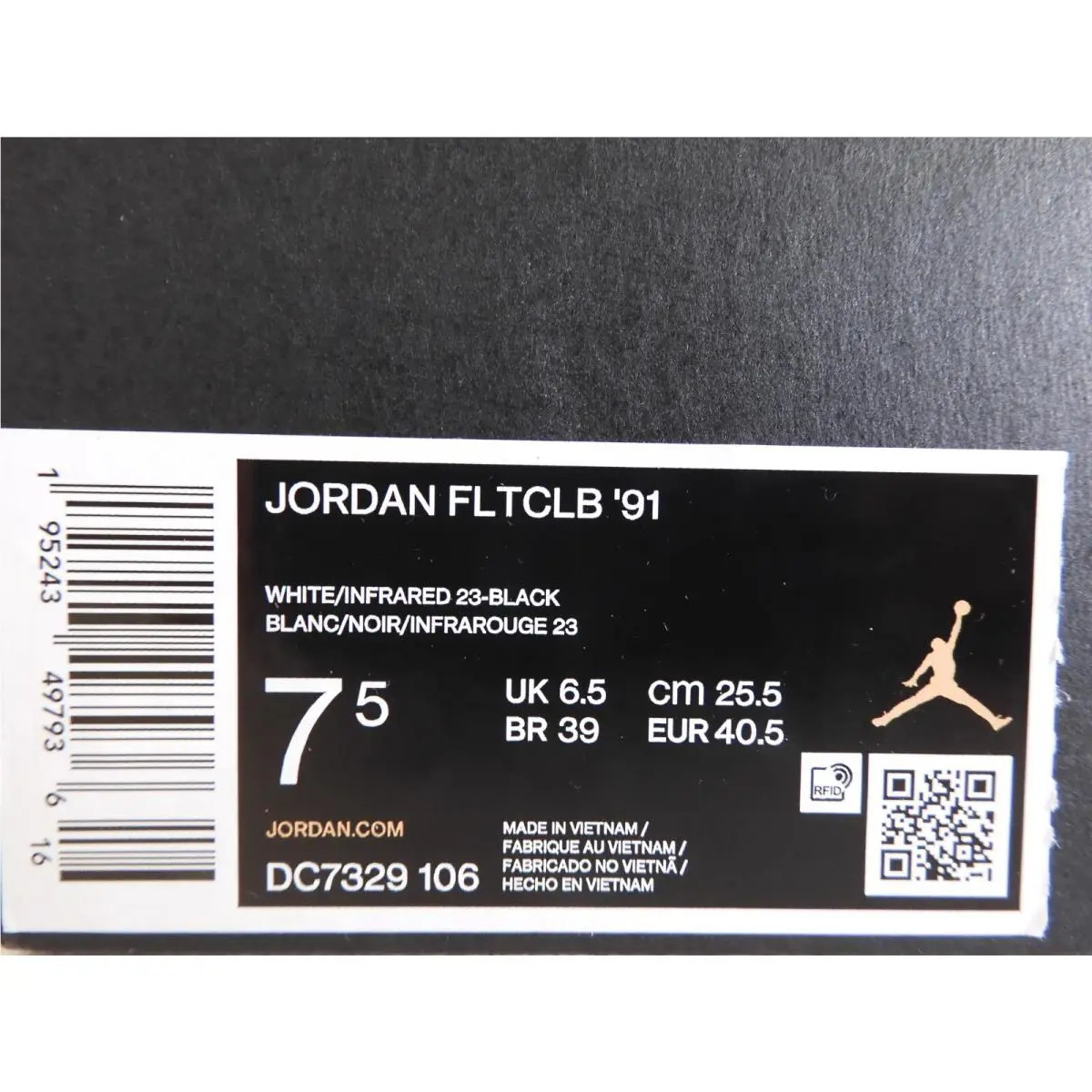 Nike shoes - Air Jordan Flight Club 91 - White (UPC: 195243497936) 3
