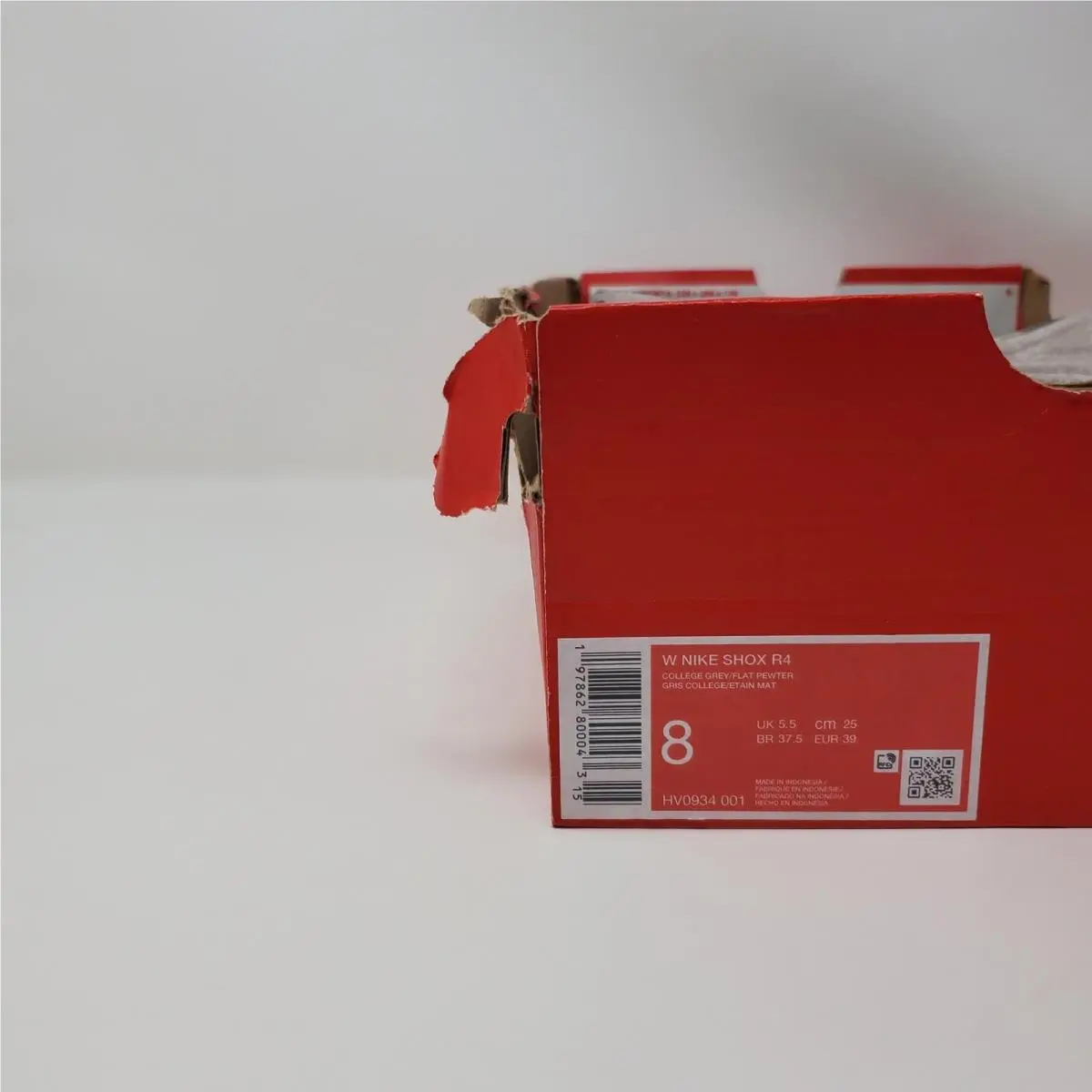 Nike shoes - Nike Shox R4 - Shox - HV0934-001 - Silver 9