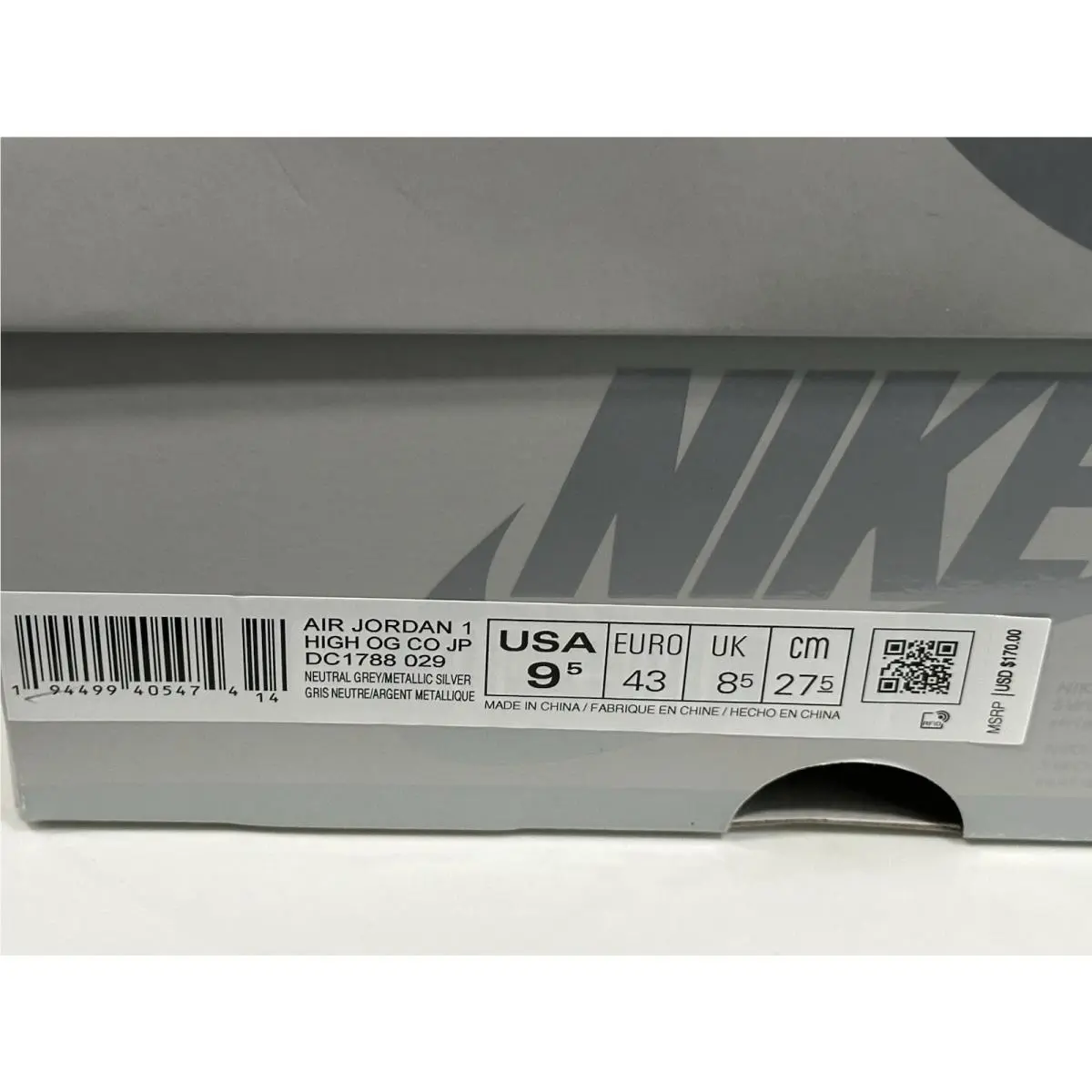 Nike shoes - Jordan 1 - DC1788029 - Multicolor 9